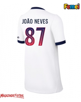 Paris Saint-Germain Joao Neves #87 Tricou Fotbal Replică 2026-27 Femei Deplasare Paris Saint-Germain Joao Neves #87 Tricou Fotbal Replică 2026-27 Femei Deplasare